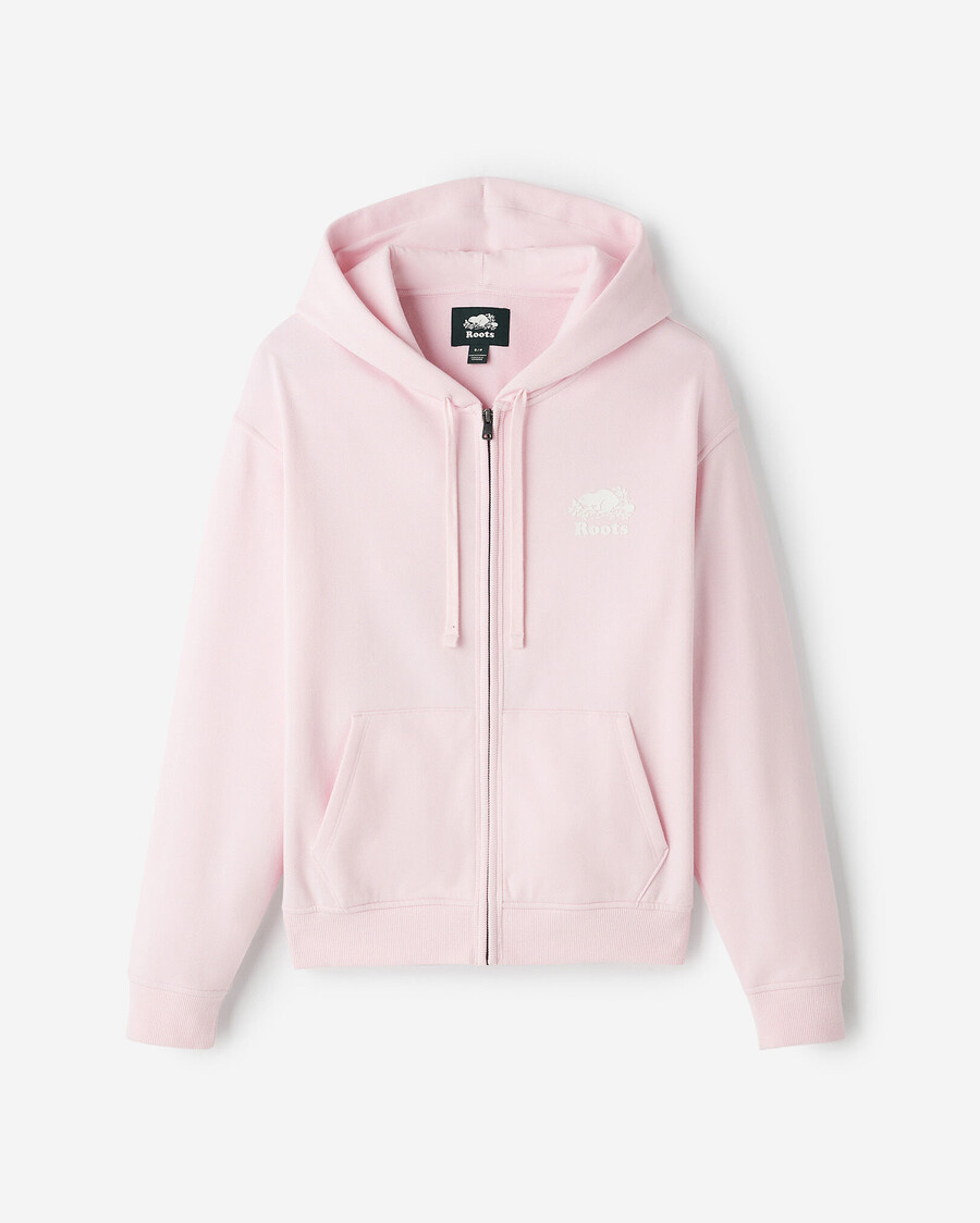 sudadera con capucha orgánica original relajada y con cremallera completa