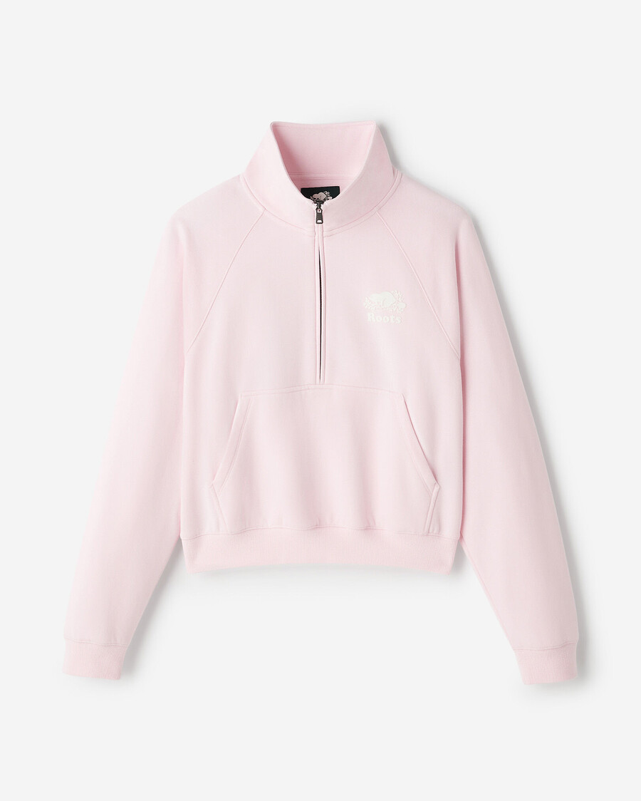 organic cooper half zip