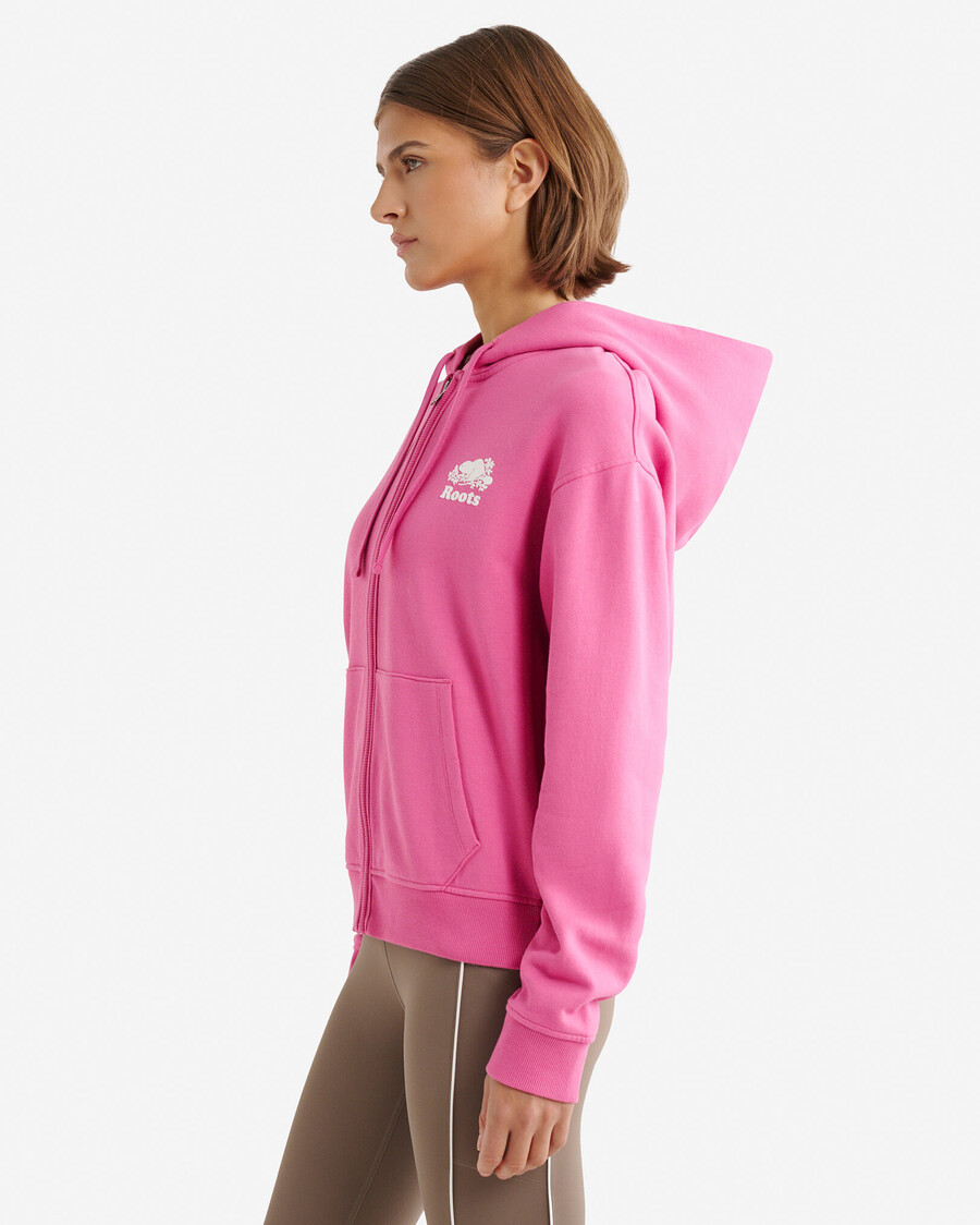 sudadera con capucha orgánica original relajada y con cremallera completa