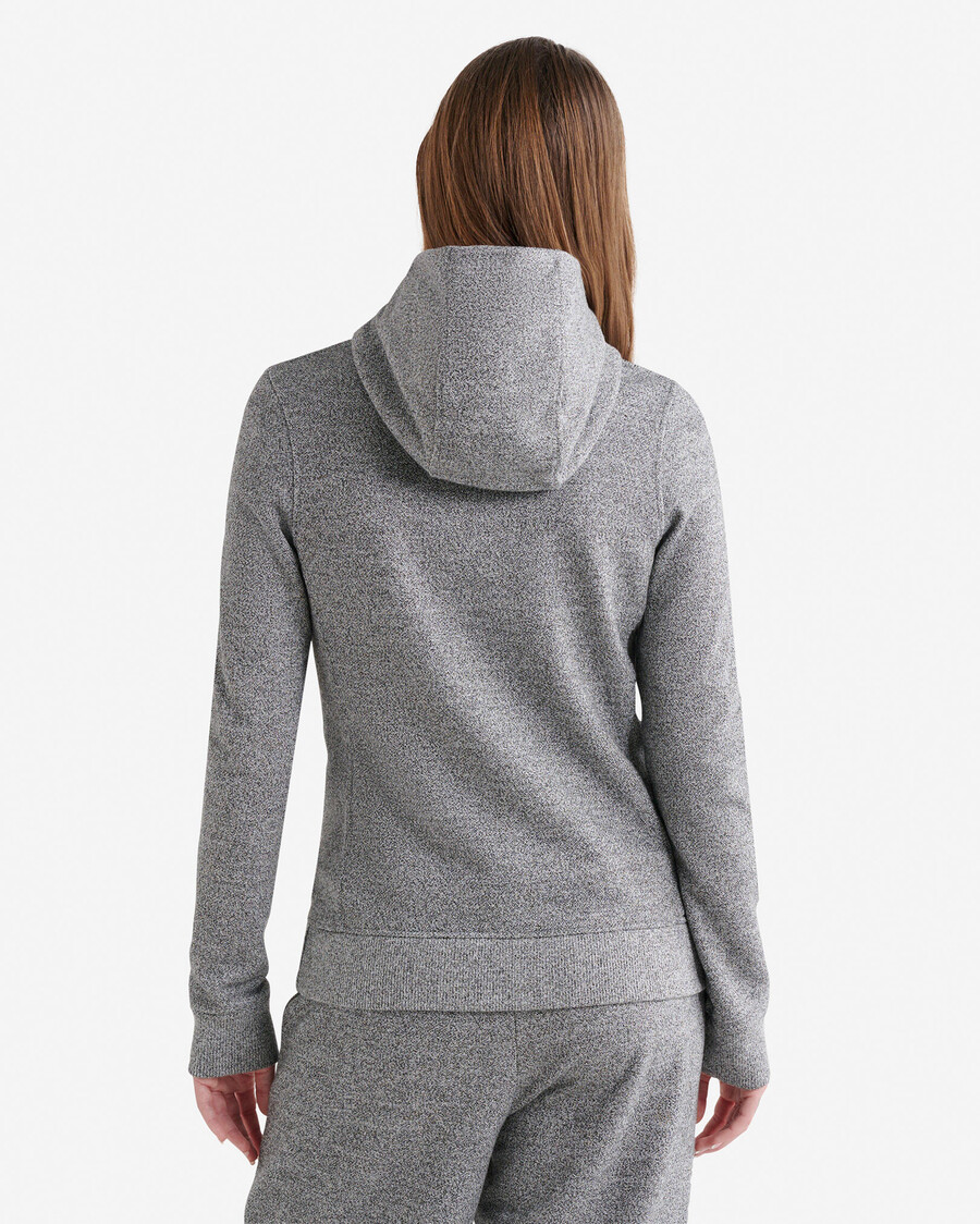 sudadera con capucha y cremallera completa organic cooper slim