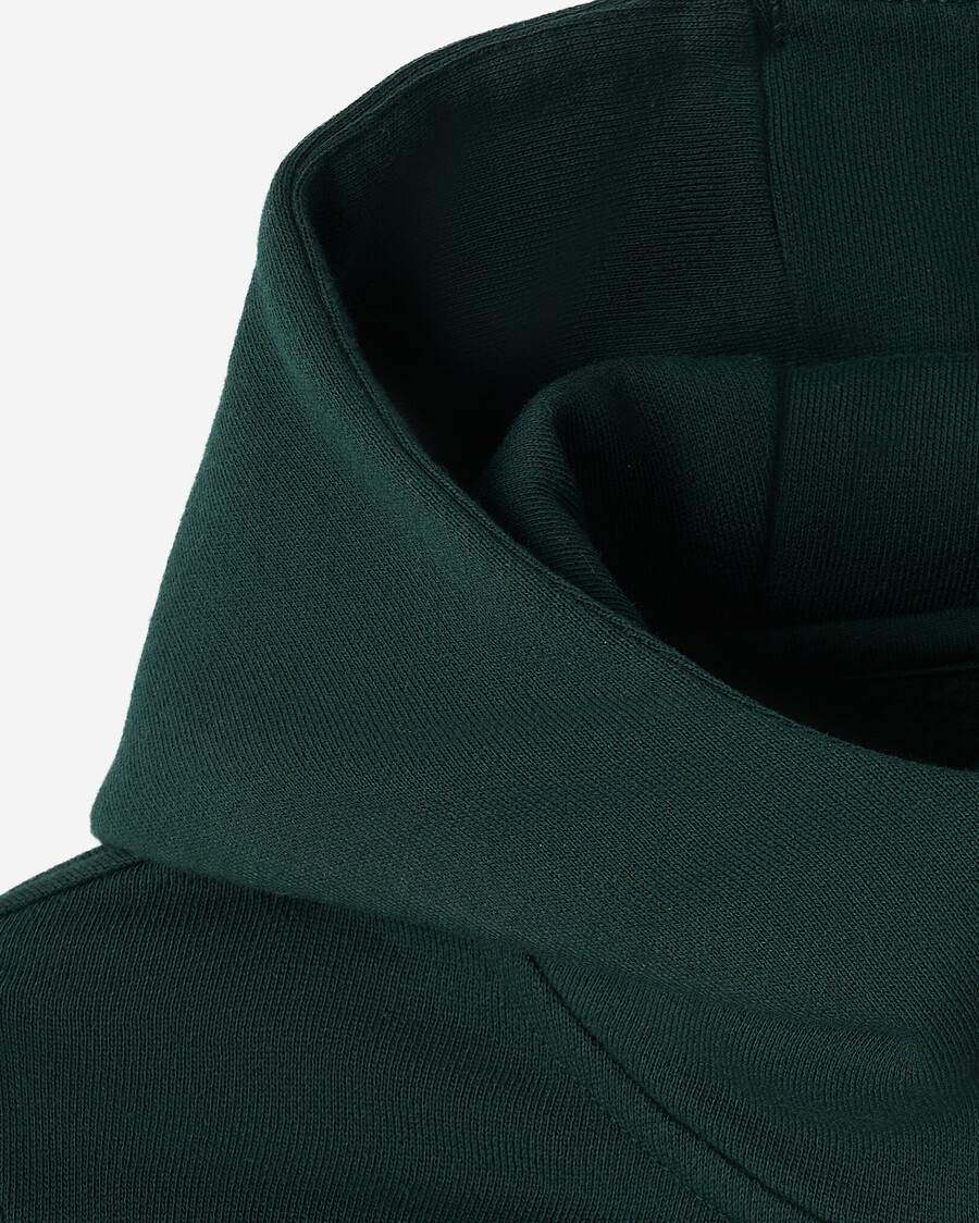 sudadera con capucha y cremallera completa organic cooper slim