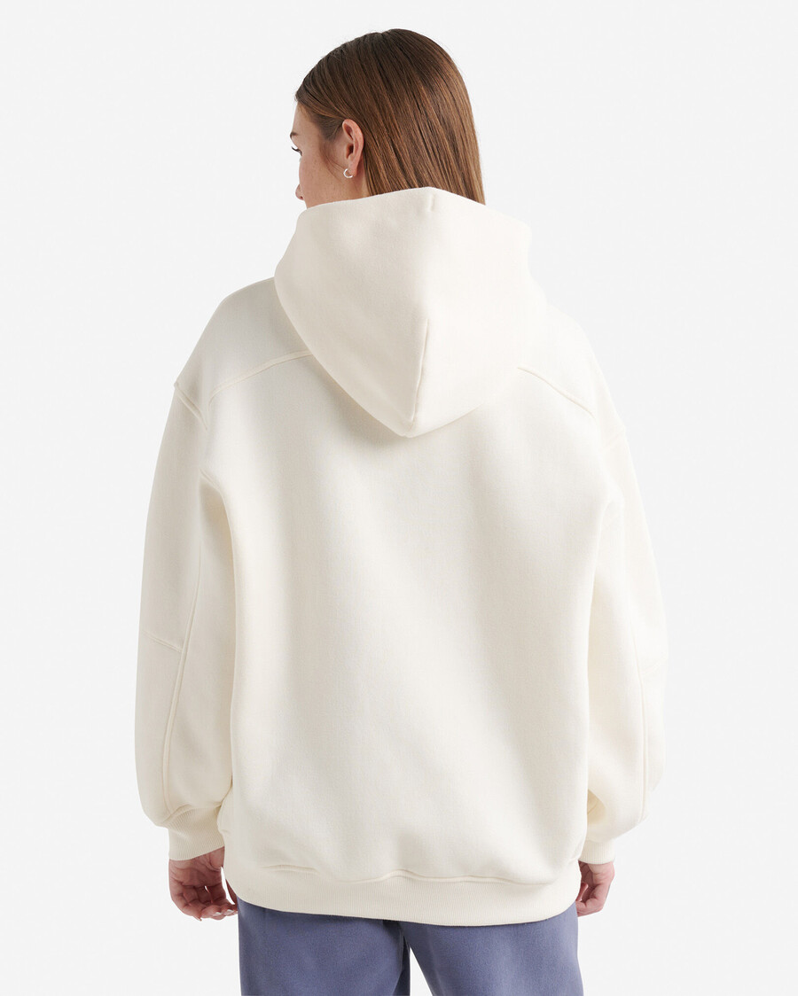 sudadera con capucha y cremallera completa cloud long
