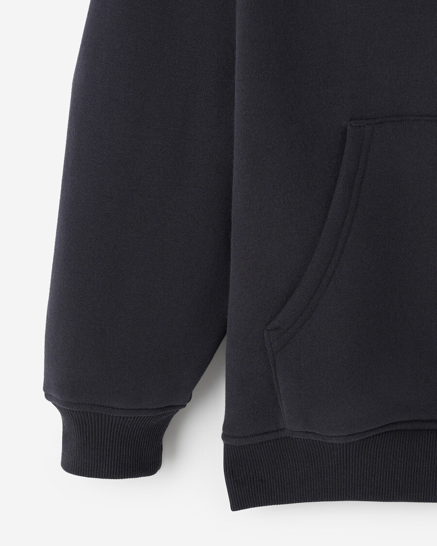 sudadera con capucha y cremallera completa cloud long