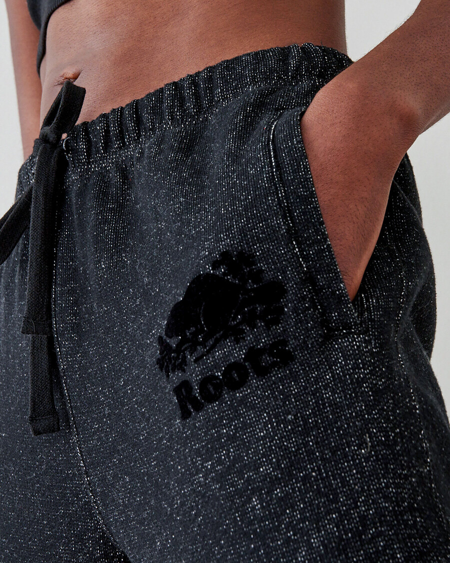 pantalón deportivo alto con puños ajustados entrepierna de 31 pulgadas