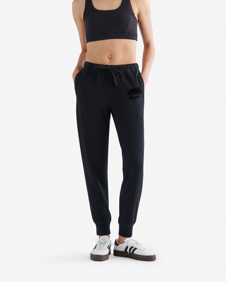 pantalón deportivo orgánico original con puños ajustados