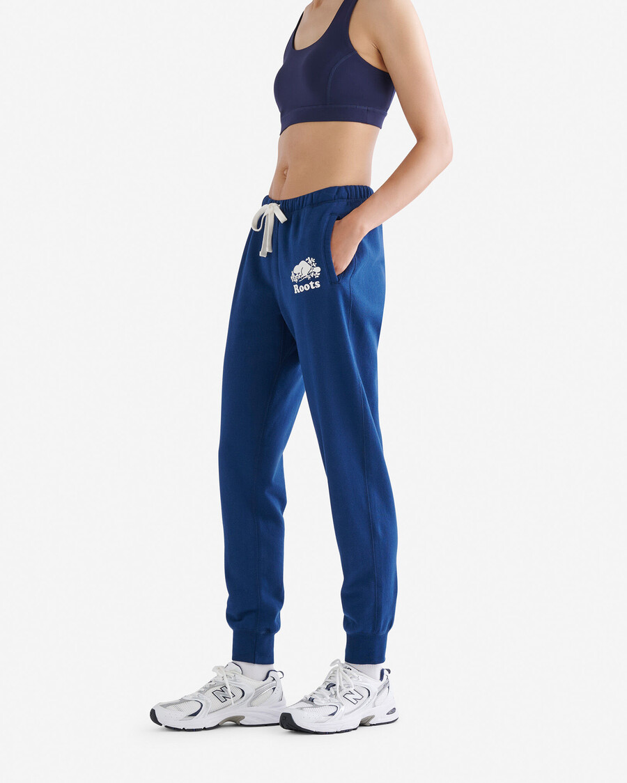 pantalón deportivo orgánico original con puños ajustados