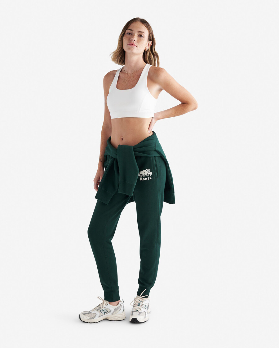 pantalón deportivo orgánico original con puños ajustados