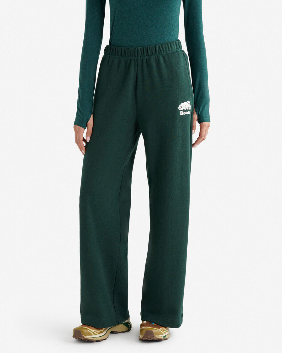pantalón deportivo de pierna ancha organic cooper