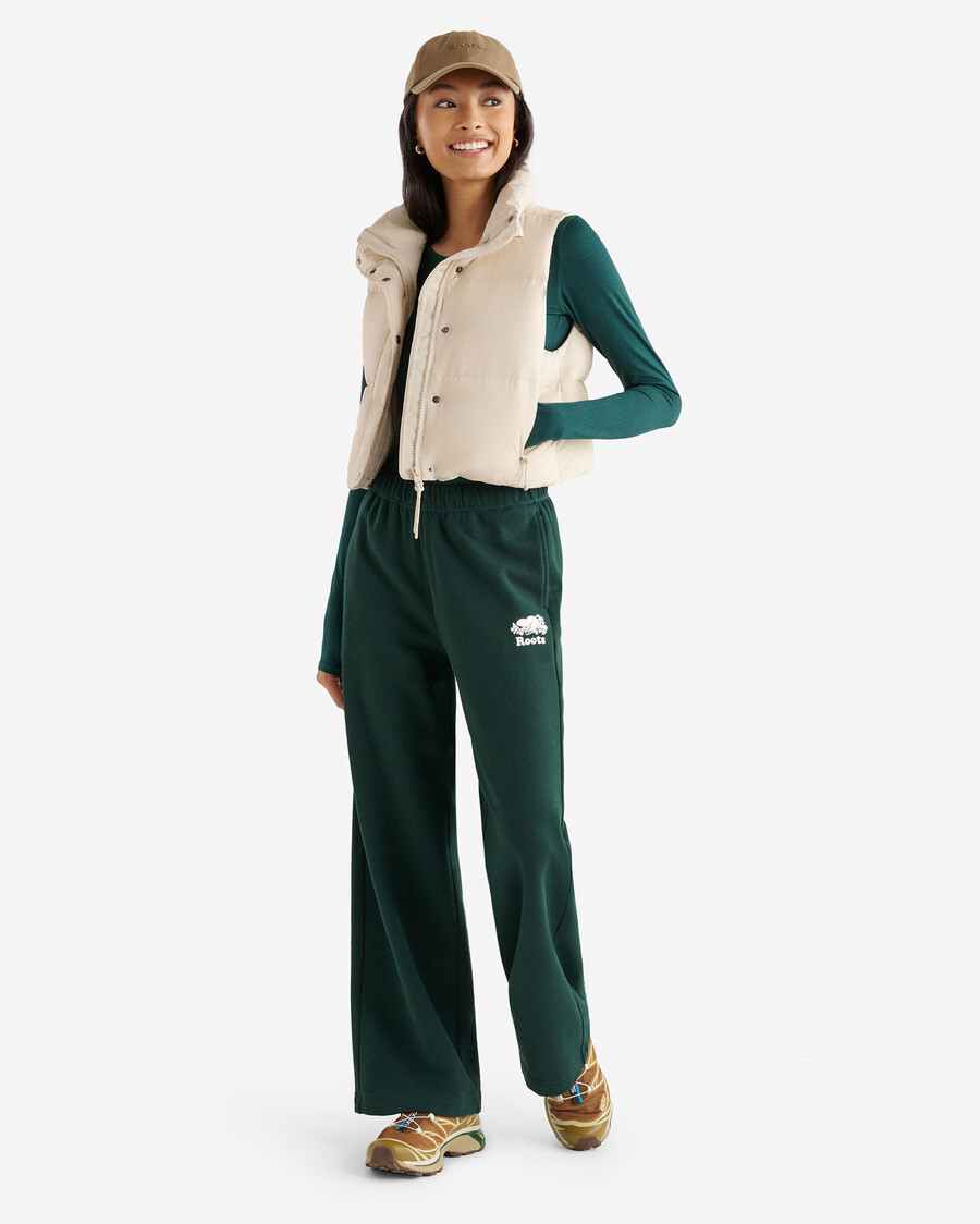 pantalón deportivo de pierna ancha organic cooper