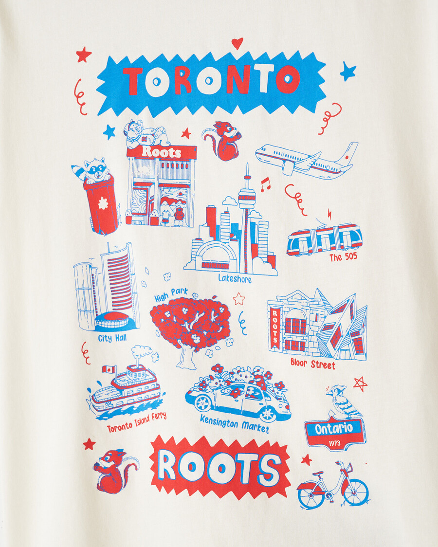 camiseta infantil roots cities