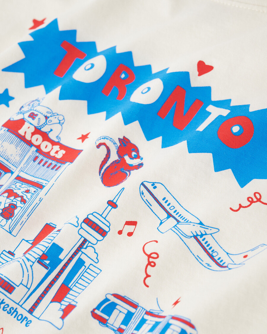camiseta infantil roots cities
