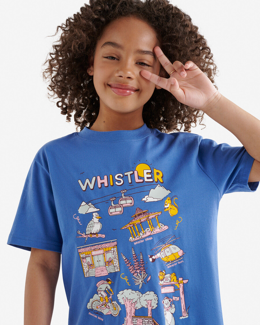 camiseta infantil roots cities
