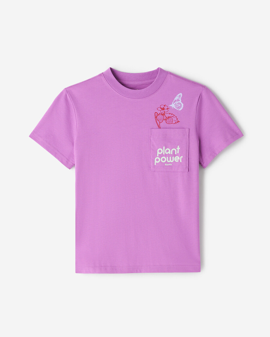 camiseta de bolsillo relajada para niños