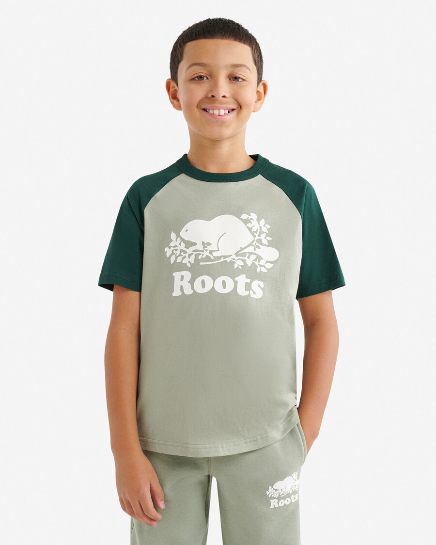 camiseta de béisbol de manga corta para niños cooper