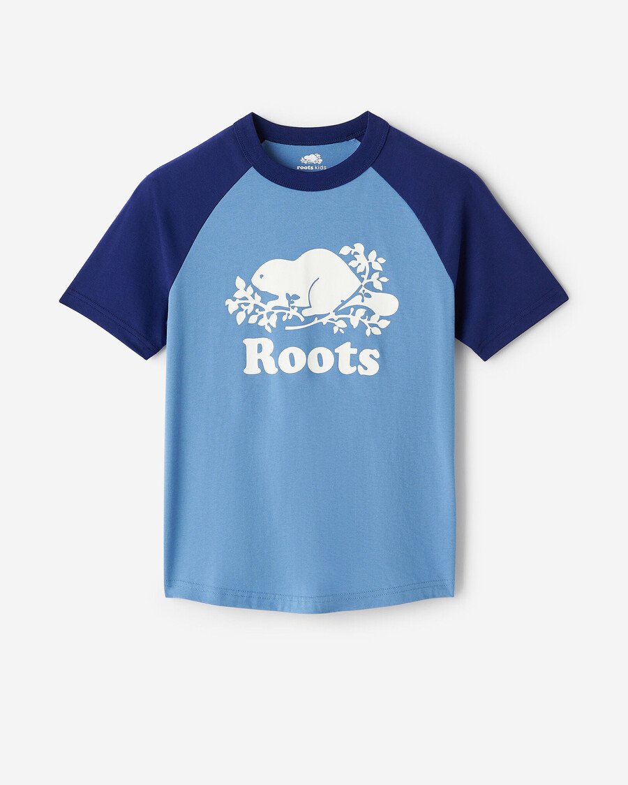 camiseta de béisbol de manga corta para niños cooper