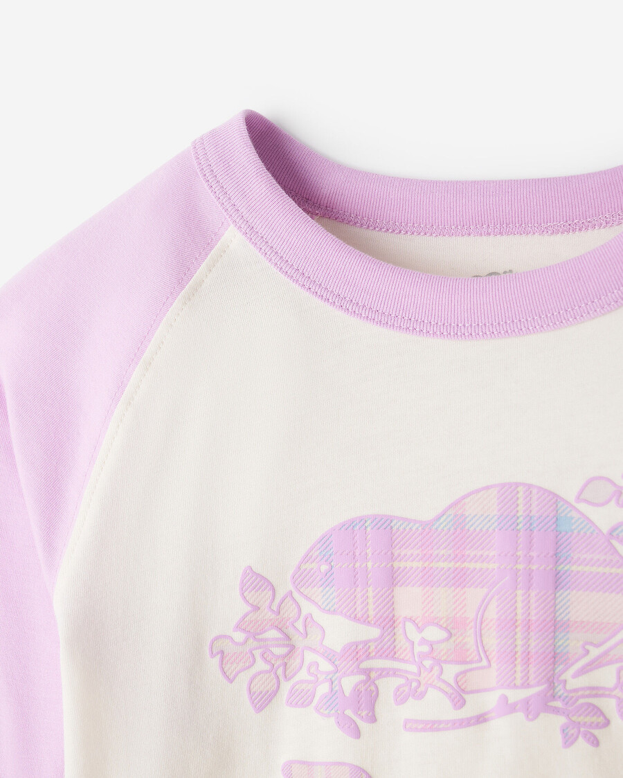 camiseta de béisbol a cuadros para niños