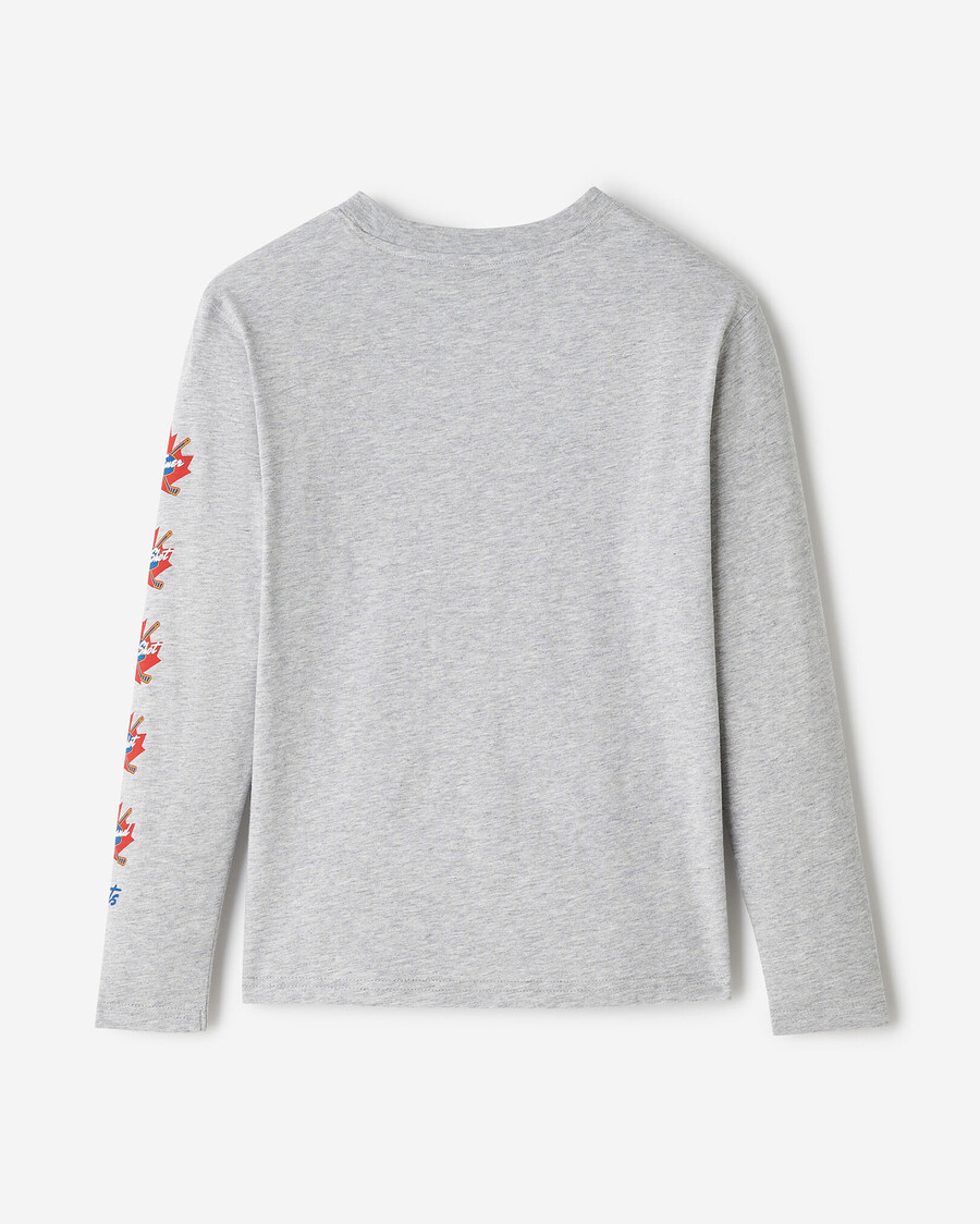 camiseta de manga larga de hockey para niños