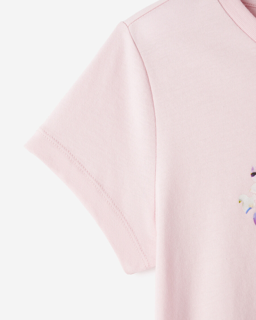 camiseta ajustada petal pop para niños