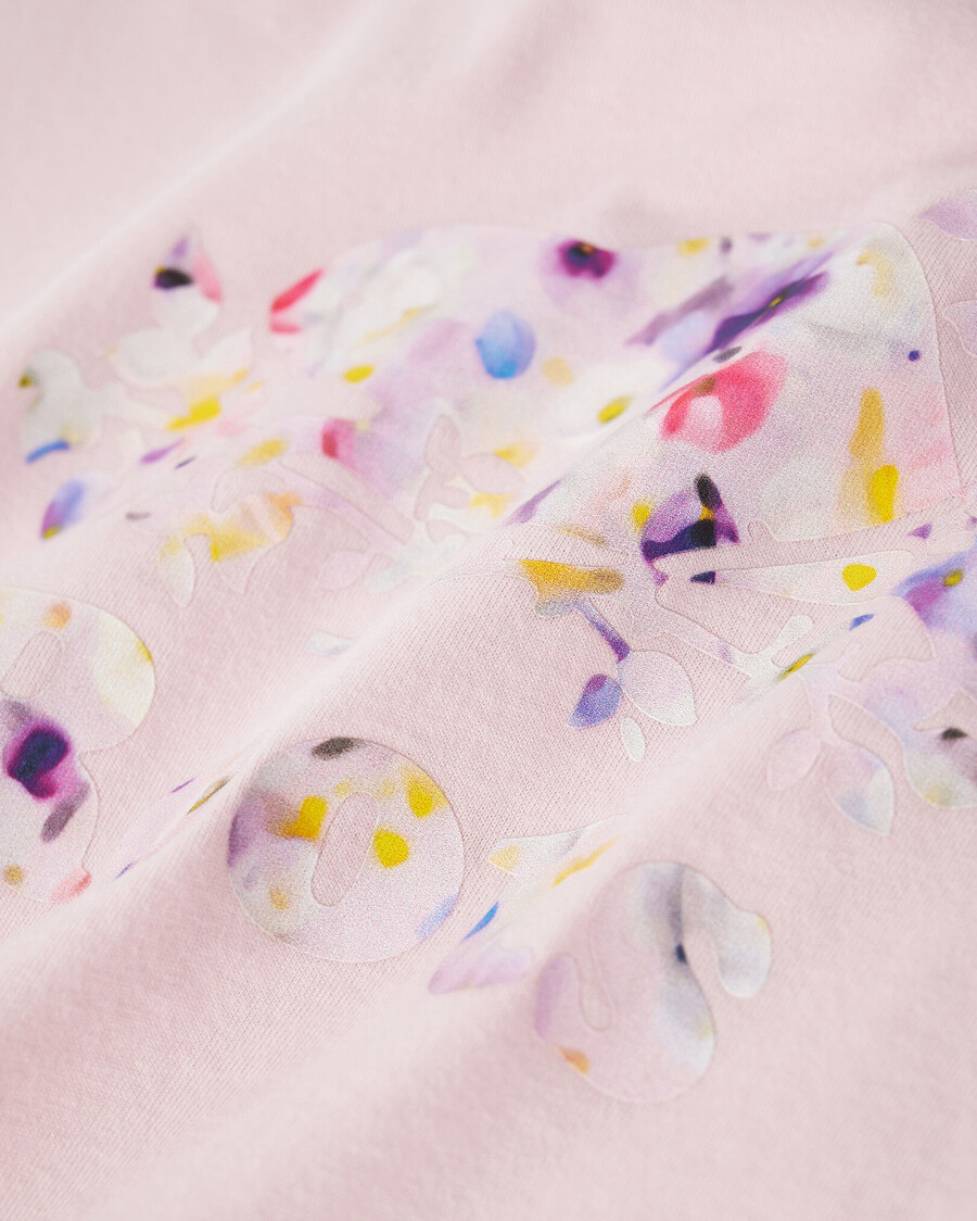 camiseta ajustada petal pop para niños