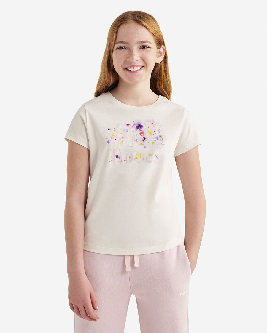 camiseta ajustada petal pop para niños