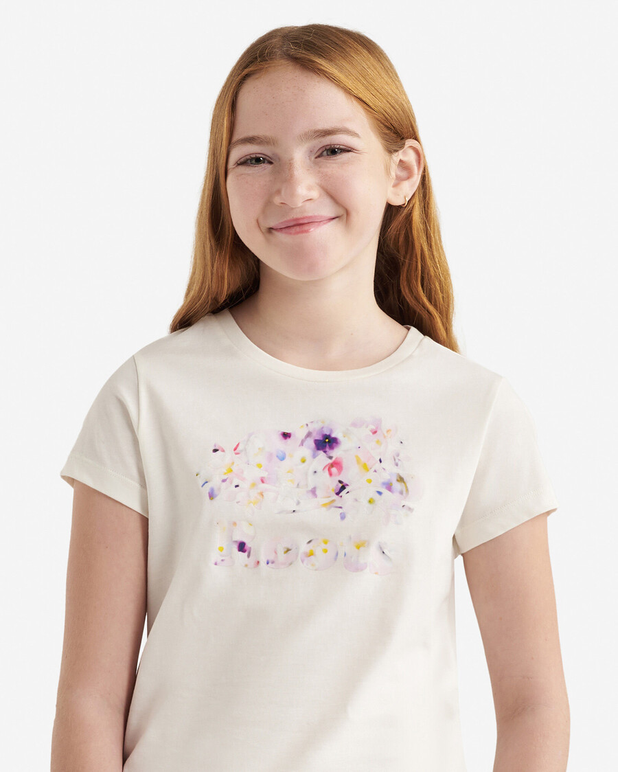 camiseta ajustada petal pop para niños