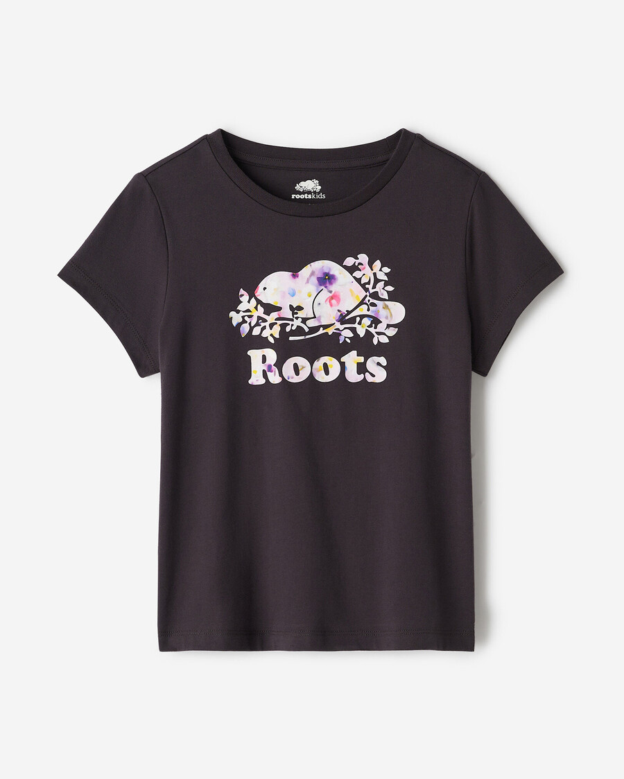 camiseta ajustada petal pop para niños