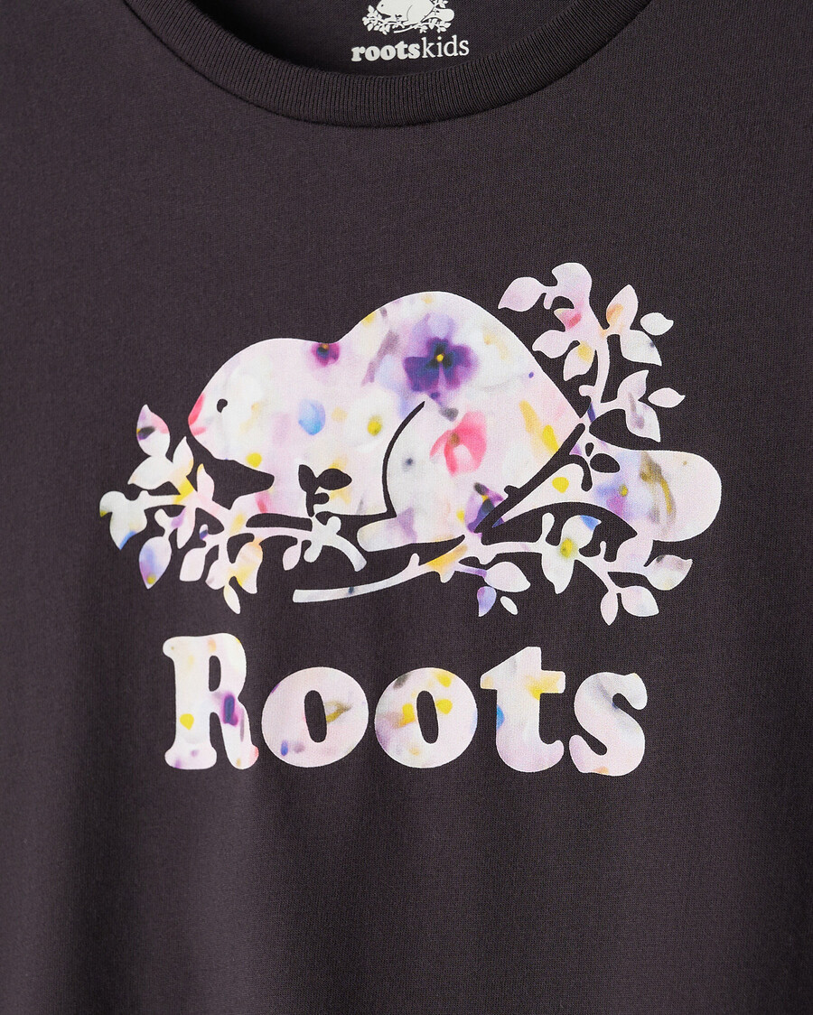 camiseta ajustada petal pop para niños