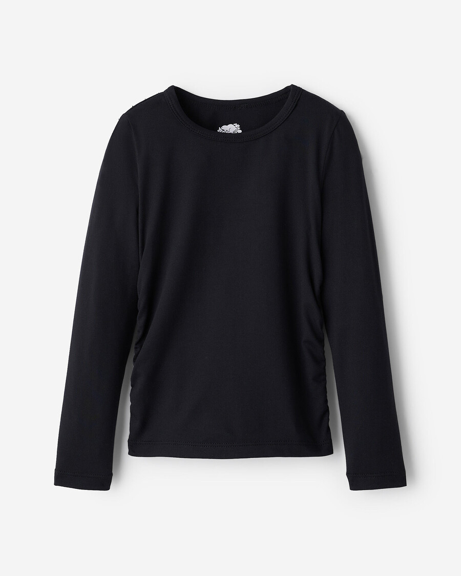 camiseta deportiva ajustada para niñas pequeñas