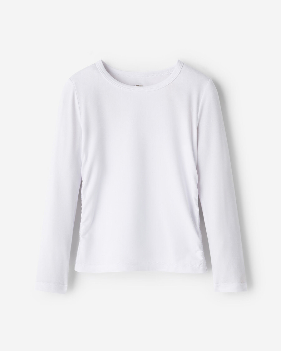 camiseta deportiva ajustada para niñas pequeñas
