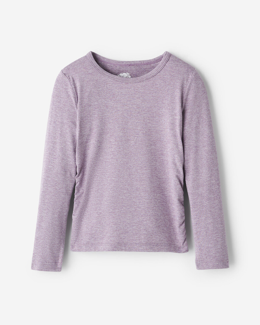 camiseta deportiva ajustada para niñas pequeñas
