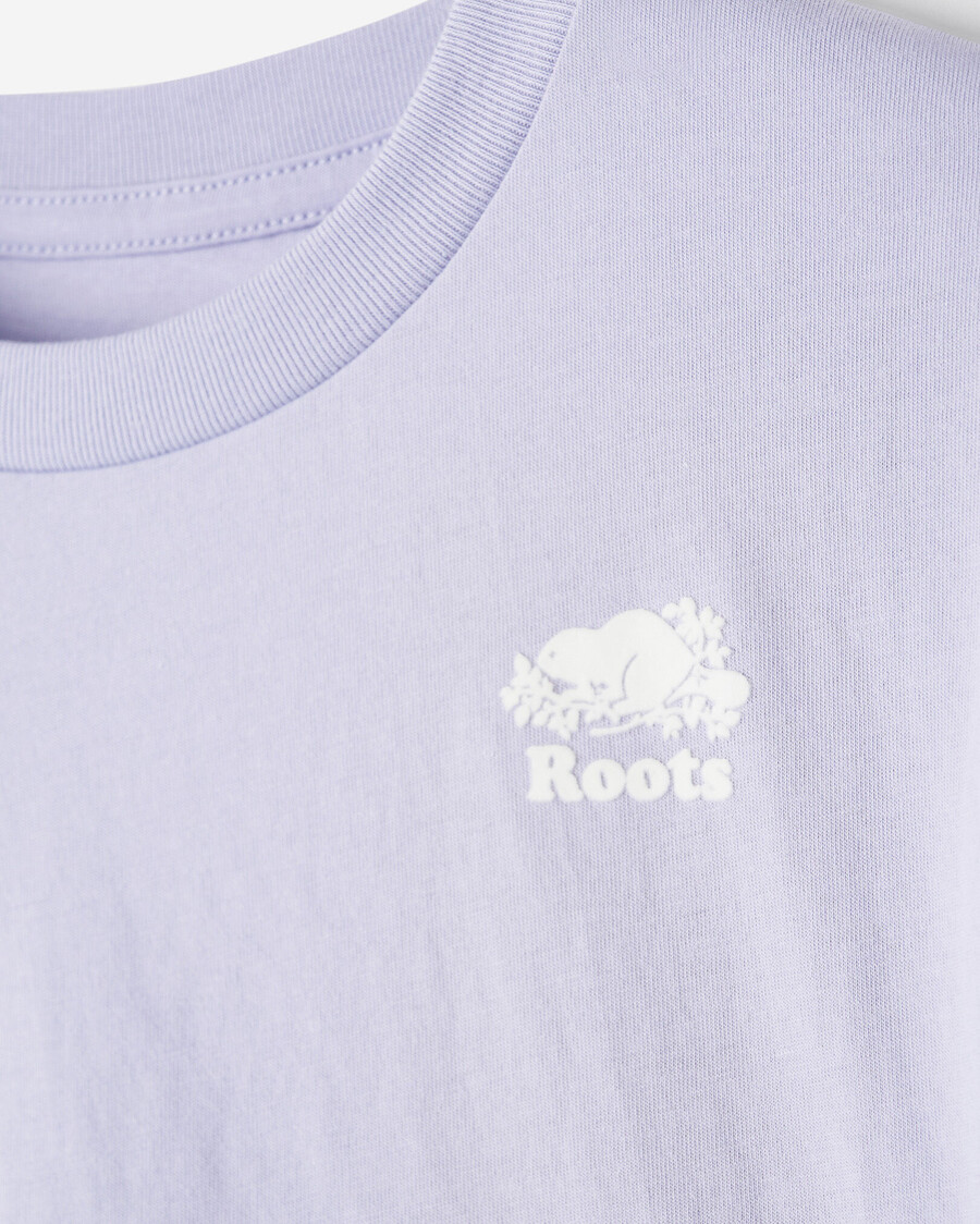 camiseta cuadrada sin mangas para niñas pequeñas
