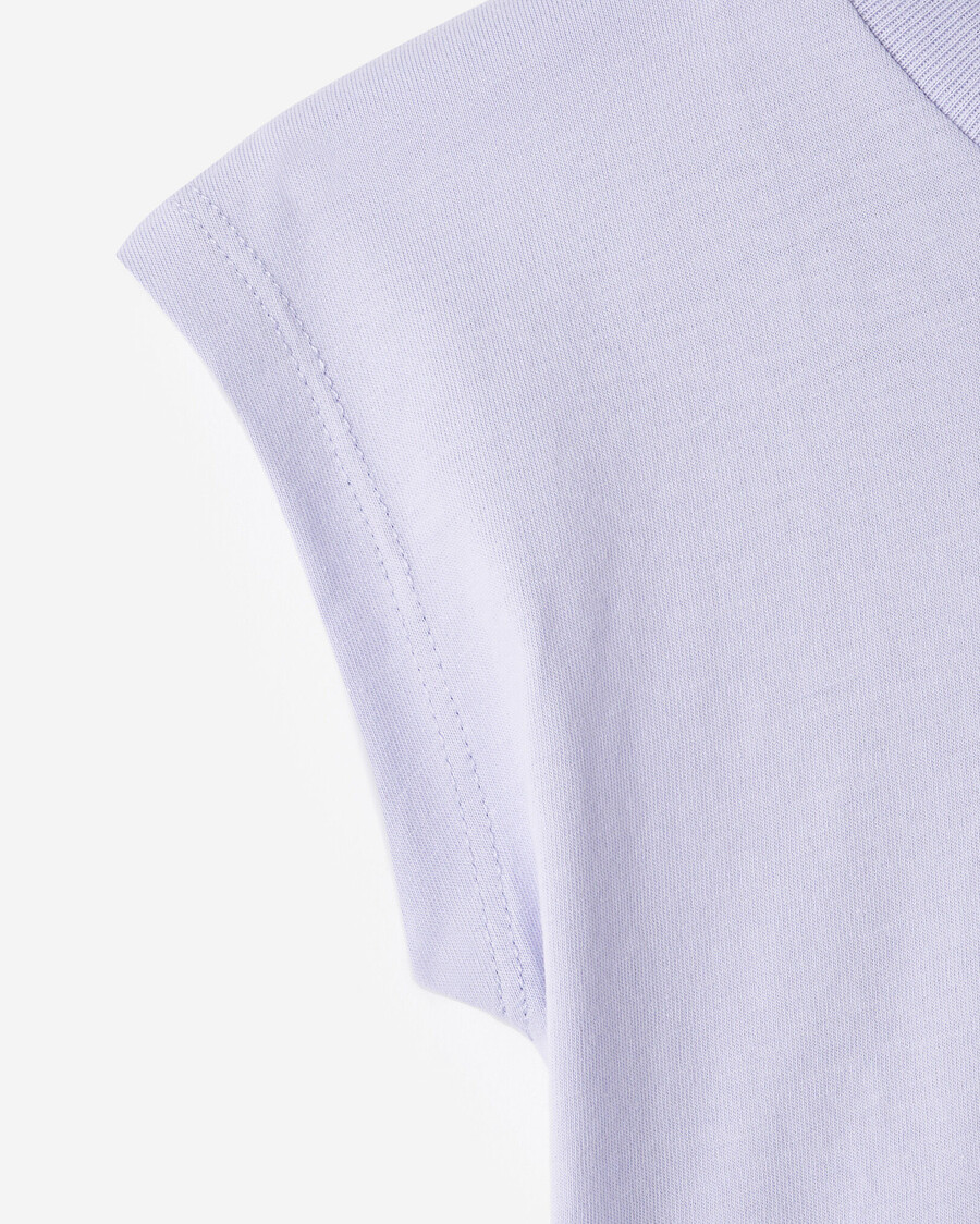 camiseta cuadrada sin mangas para niñas pequeñas