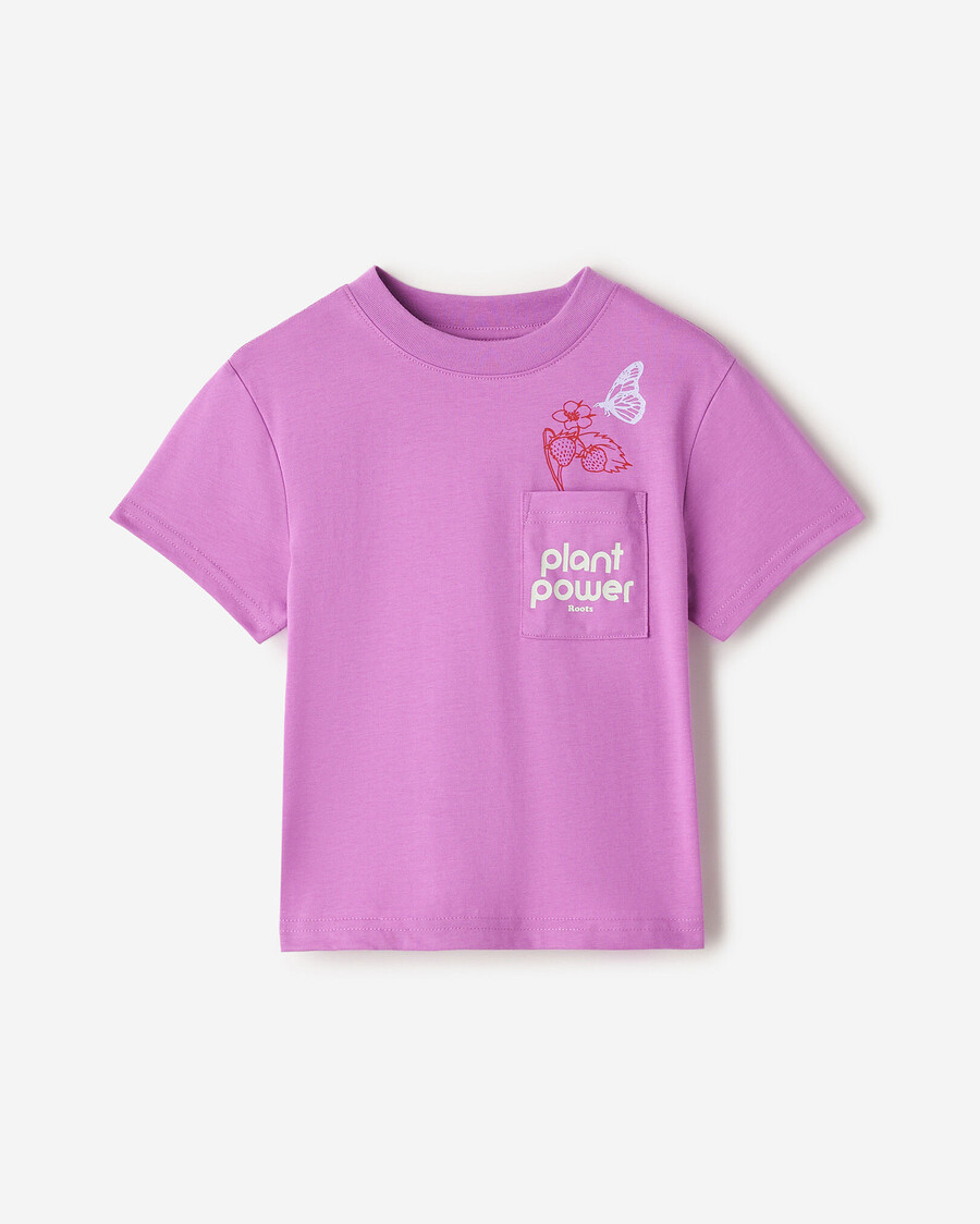 camiseta holgada con bolsillo para niño pequeño