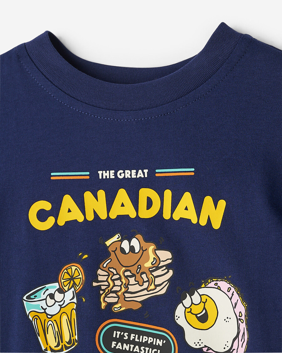 camiseta de la serie de comida para niños pequeños