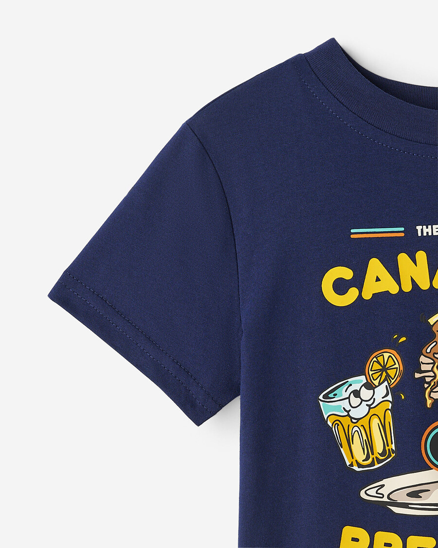 camiseta de la serie de comida para niños pequeños