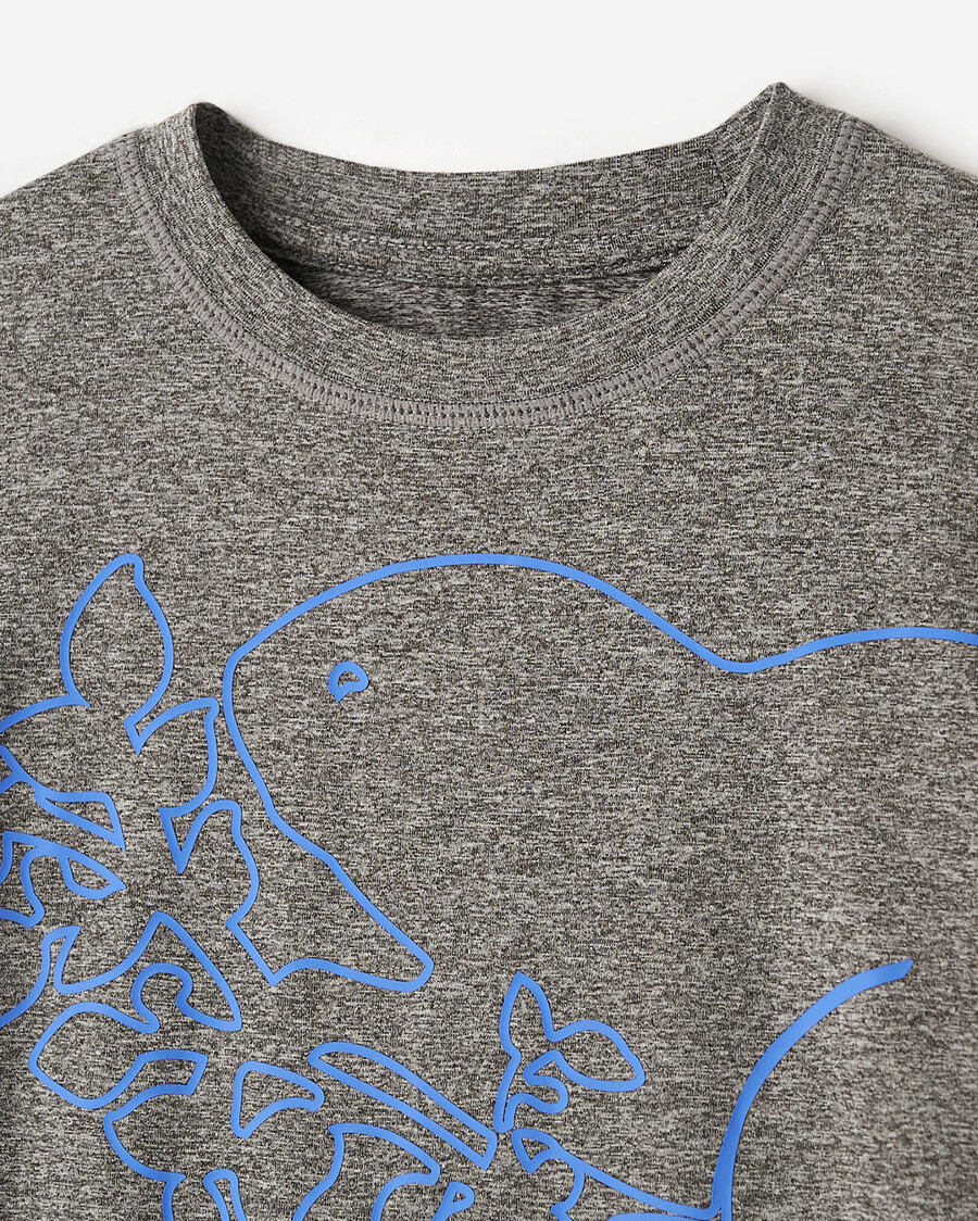 camiseta gráfica activa para niños pequeños