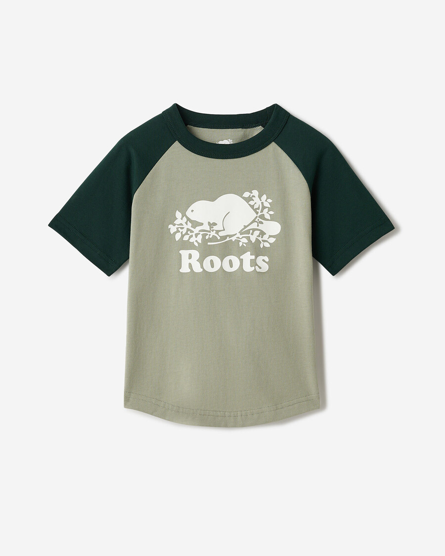 camiseta de béisbol de manga corta para niño pequeño cooper