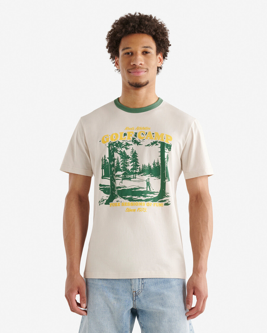 camiseta del club de campamento para hombre