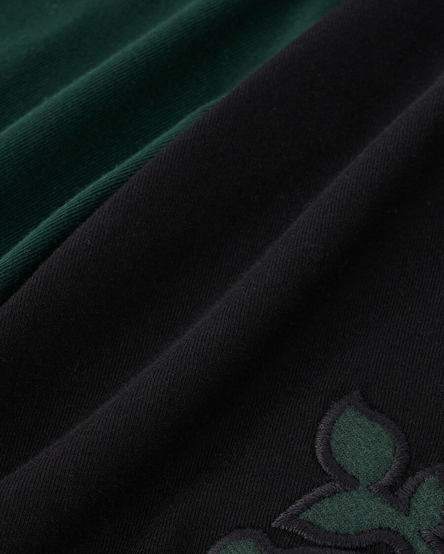 camiseta de manga larga raglán a cuadros cooper para hombre