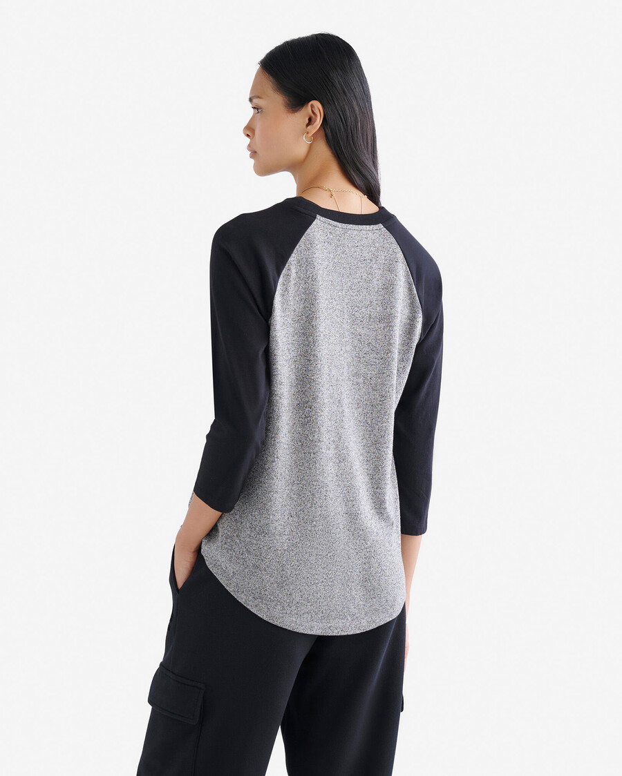 camiseta de béisbol orgánica cooper para mujer