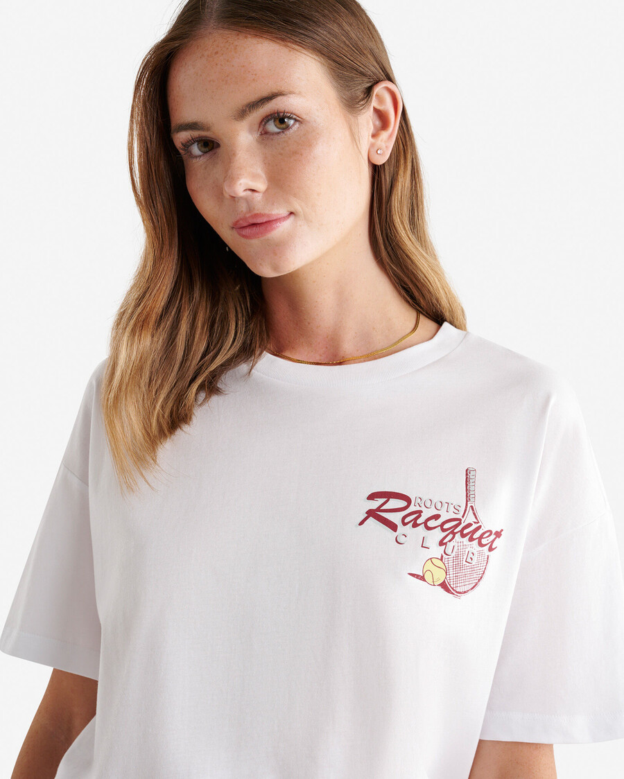 camiseta roots racquet club para mujer