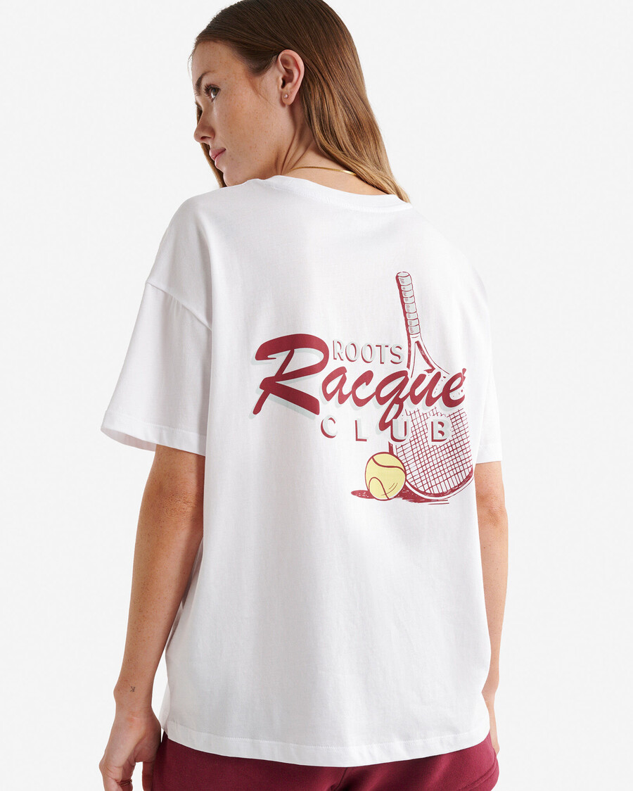 camiseta roots racquet club para mujer