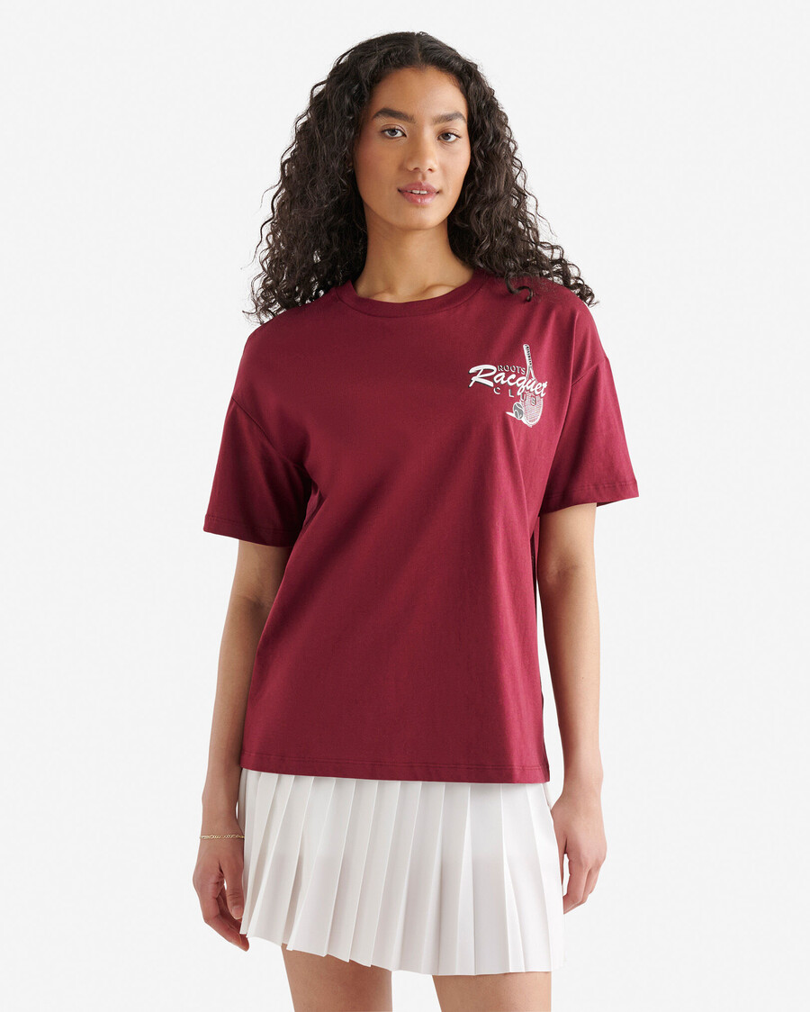 camiseta roots racquet club para mujer