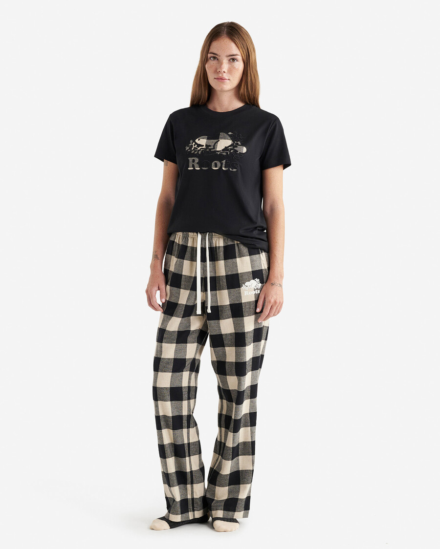 camiseta a cuadros cooper para mujer