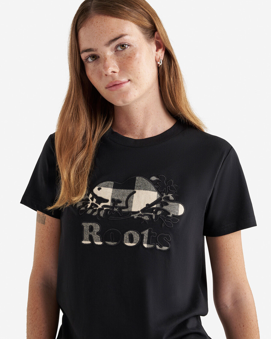 camiseta a cuadros cooper para mujer