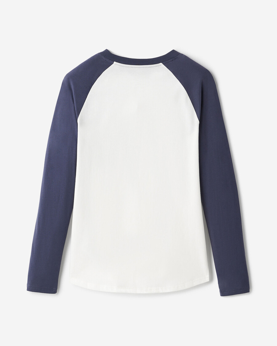 camiseta de manga larga a cuadros cooper para mujer