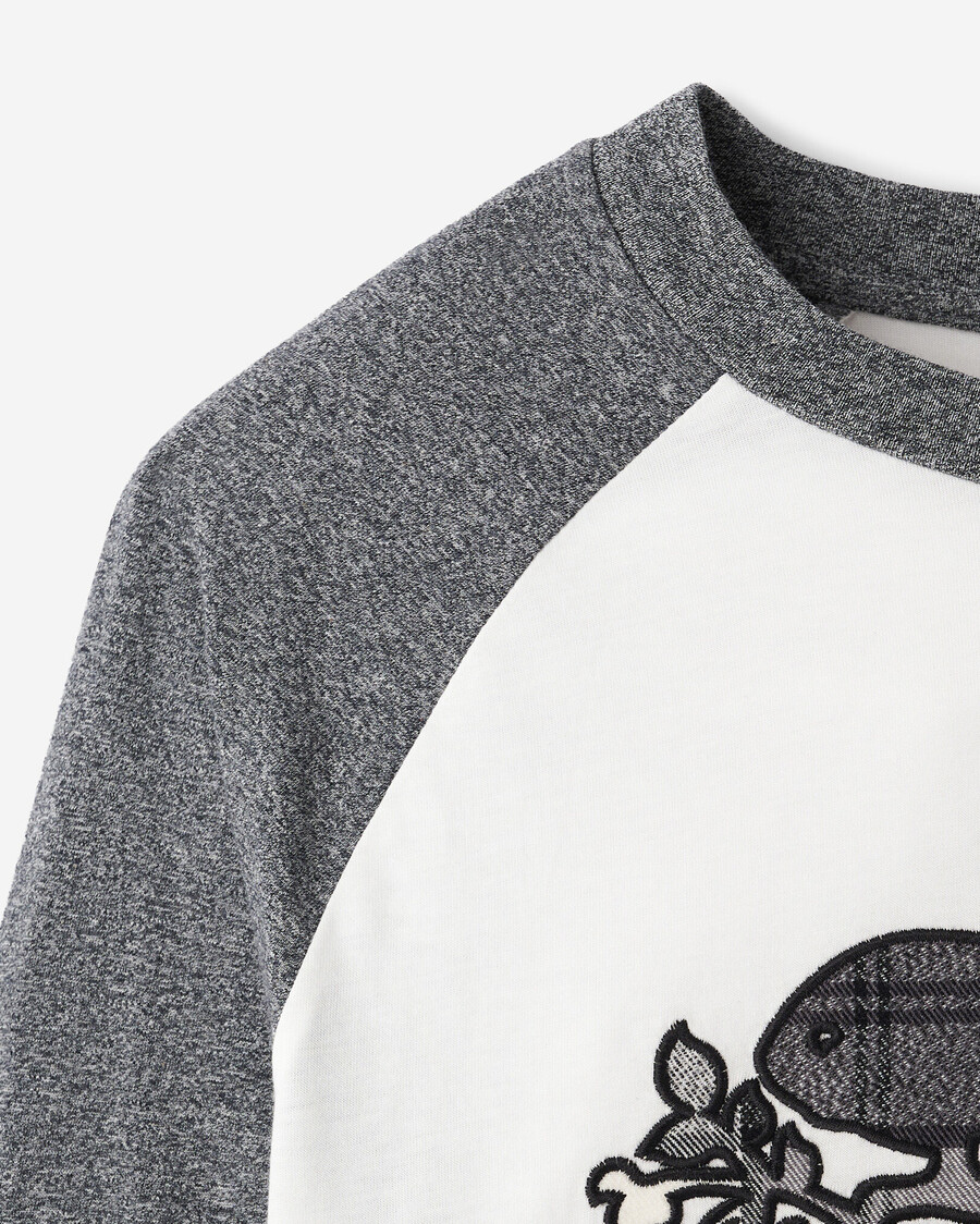 camiseta de manga larga a cuadros cooper para mujer
