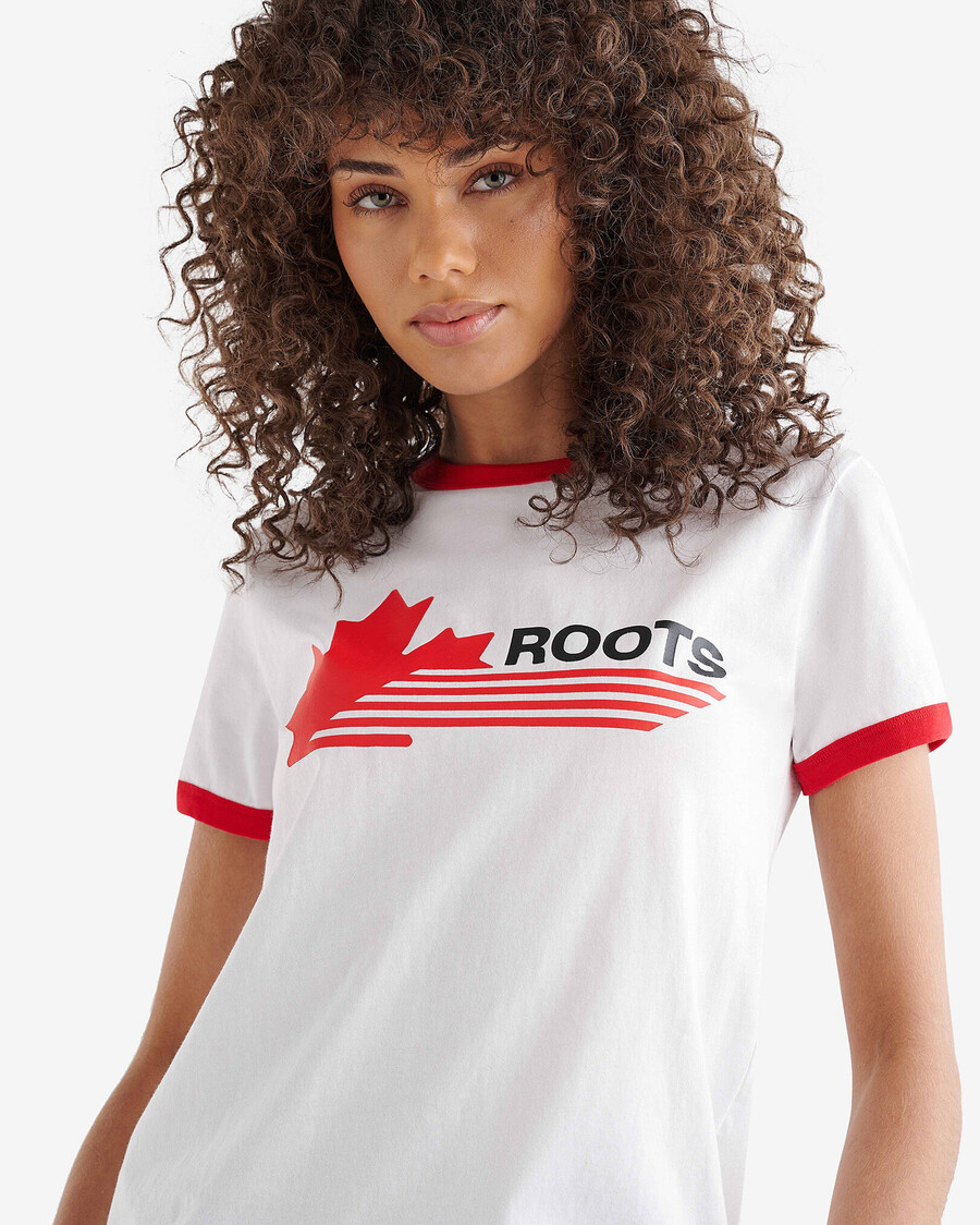 camiseta ringer de northern athletics para mujer