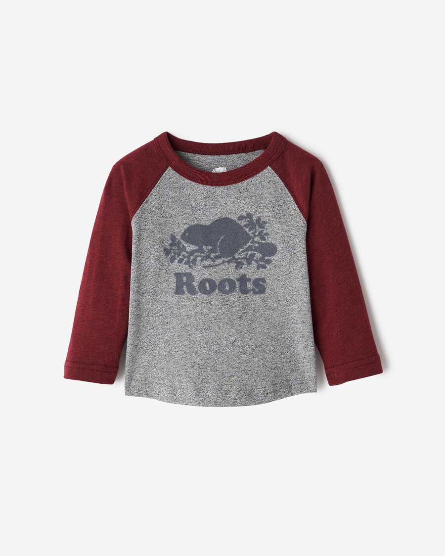 camiseta de béisbol baby organic cooper