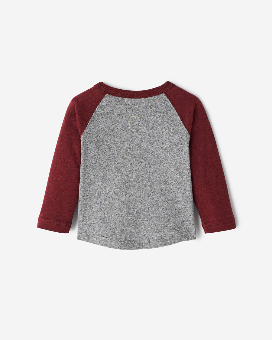 camiseta de béisbol baby organic cooper